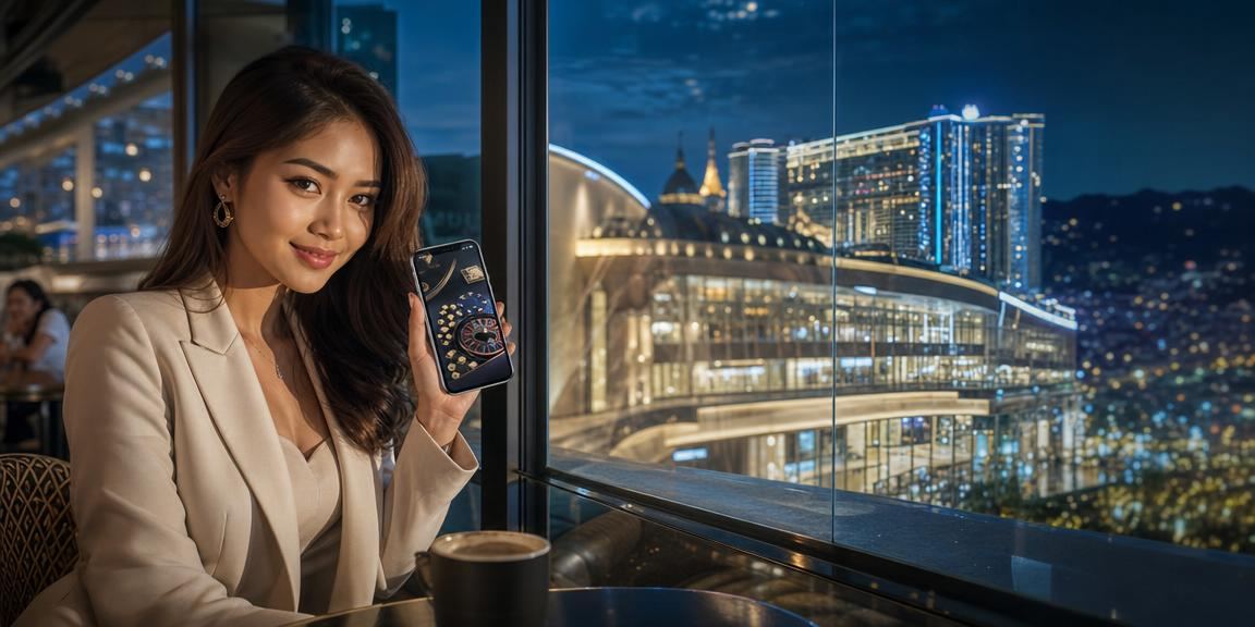 Antara muka aplikasi pertaruhan e-sukan diakses dari kawasan premium Malaysia